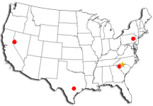 TECO Warehouse Locations